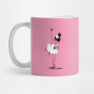 Young Ballerina in Pink Mug